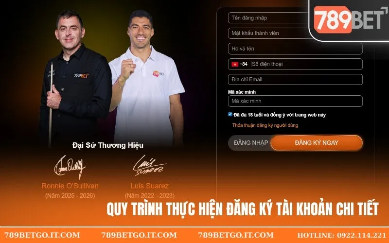 Quy trình thực hiện đăng ký tài khoản chi tiết